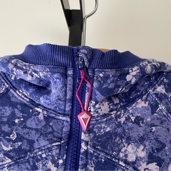 Ivivva by Lululemon Scuba Zip Up Hoodie Purple Children’s Girls Preteen Size 12 - Picture 7 of 8